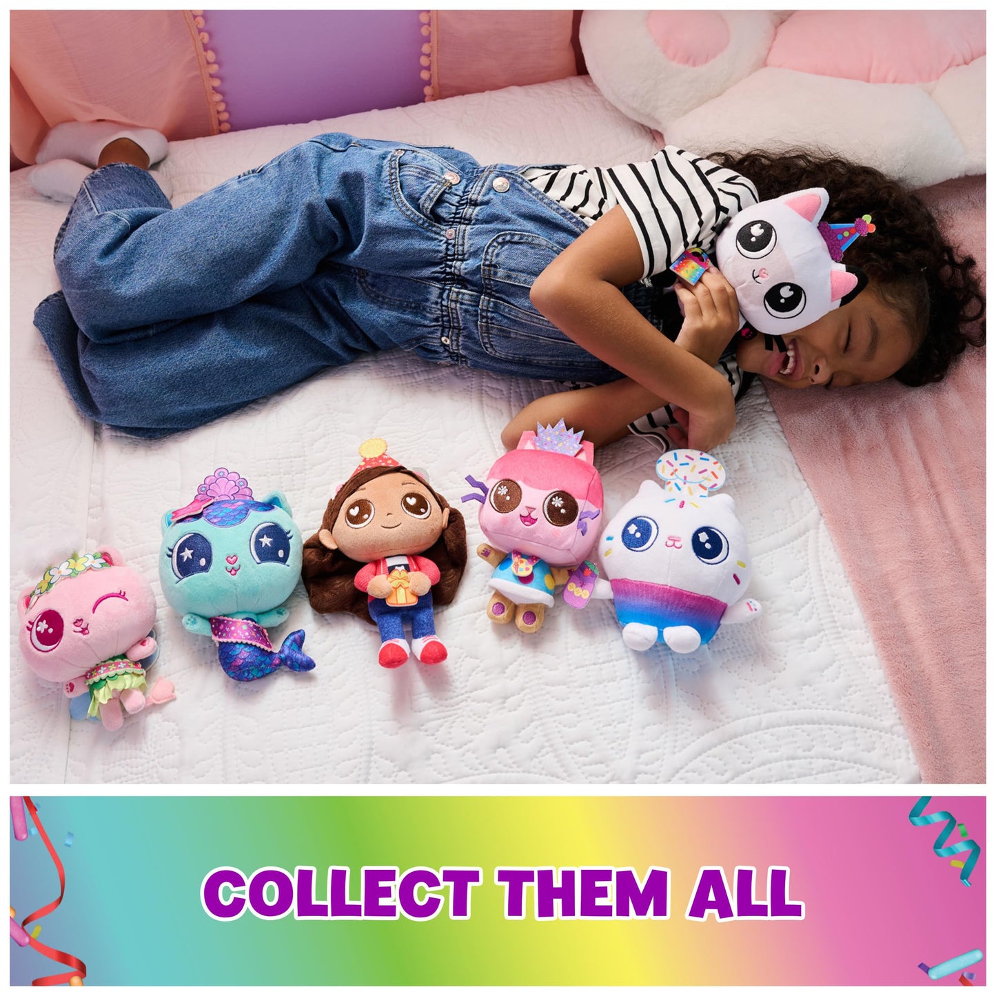 DreamWorks Gabby's Dollhouse Kitty Fairy Plush – 6-Inch Celebration Series
