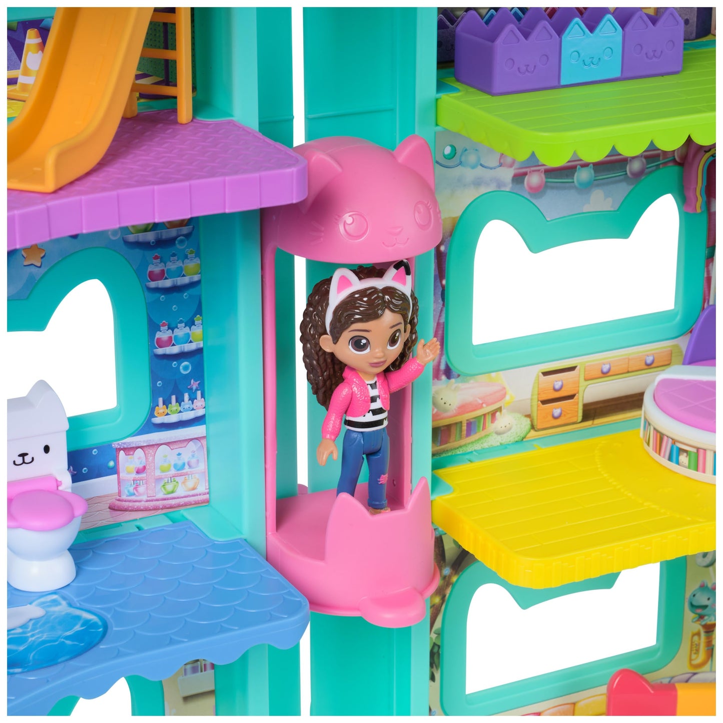 DREAMWORKS GABBY'S DOLLHOUSE: Gabby's Cat Dollhouse & Movie-Inspired Figure