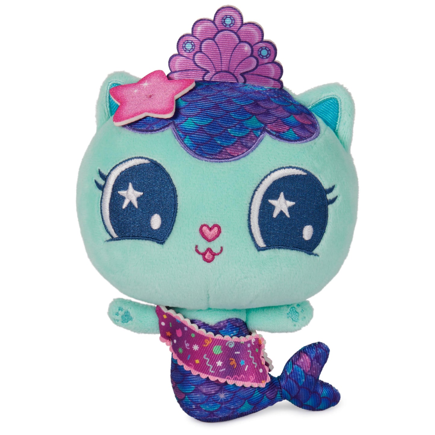 DreamWorks Gabby’s Dollhouse MerCat Celebration Plush – 8-Inch Tall Toy
