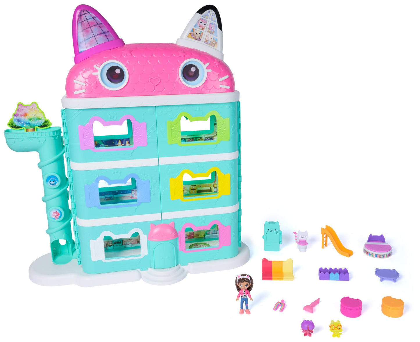 DREAMWORKS GABBY'S DOLLHOUSE: Gabby's Cat Dollhouse & Movie-Inspired Figure