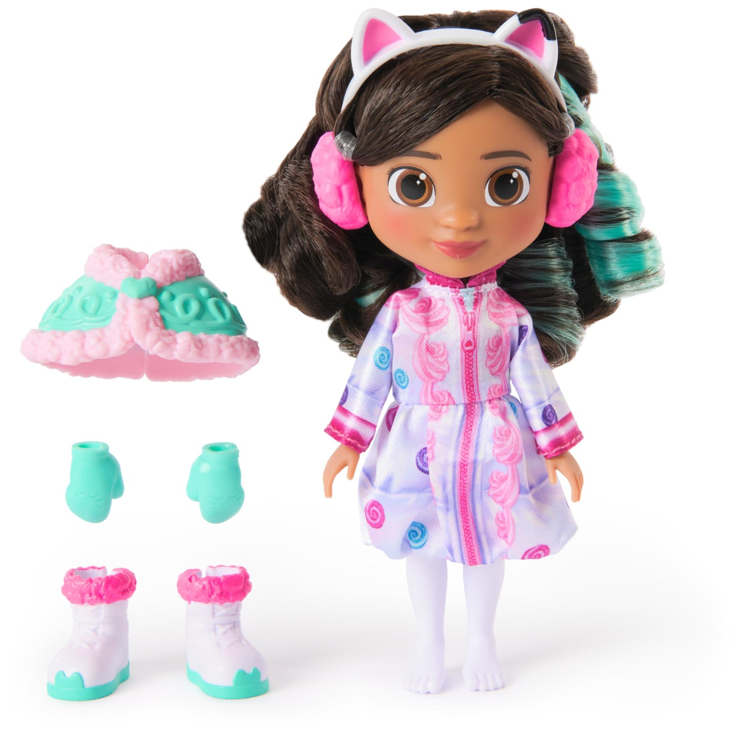 Gabby's Dollhouse: Gabby Sweet Caprice Doll (15.2 cm) with Candy Themed Accessories | DreamWorks Gabby's Dollhouse
