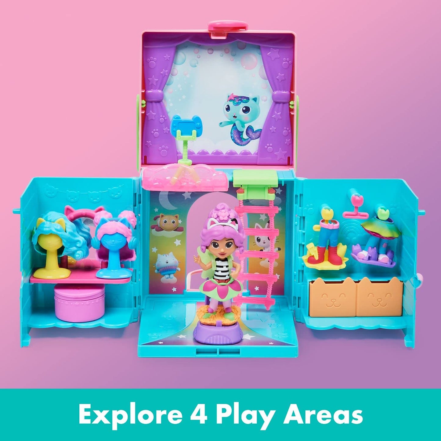 Gabby’s Dollhouse Dress-Up Closet Portable Playset | DreamWorks Gabby’s Dollhouse