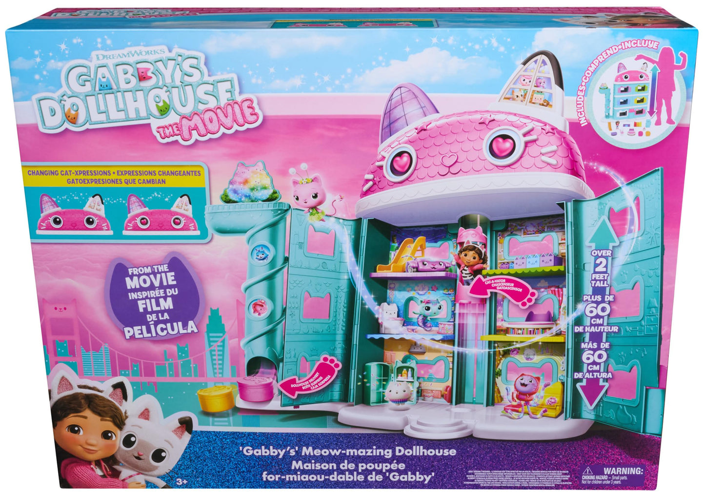 DREAMWORKS GABBY'S DOLLHOUSE: Gabby's Cat Dollhouse & Movie-Inspired Figure
