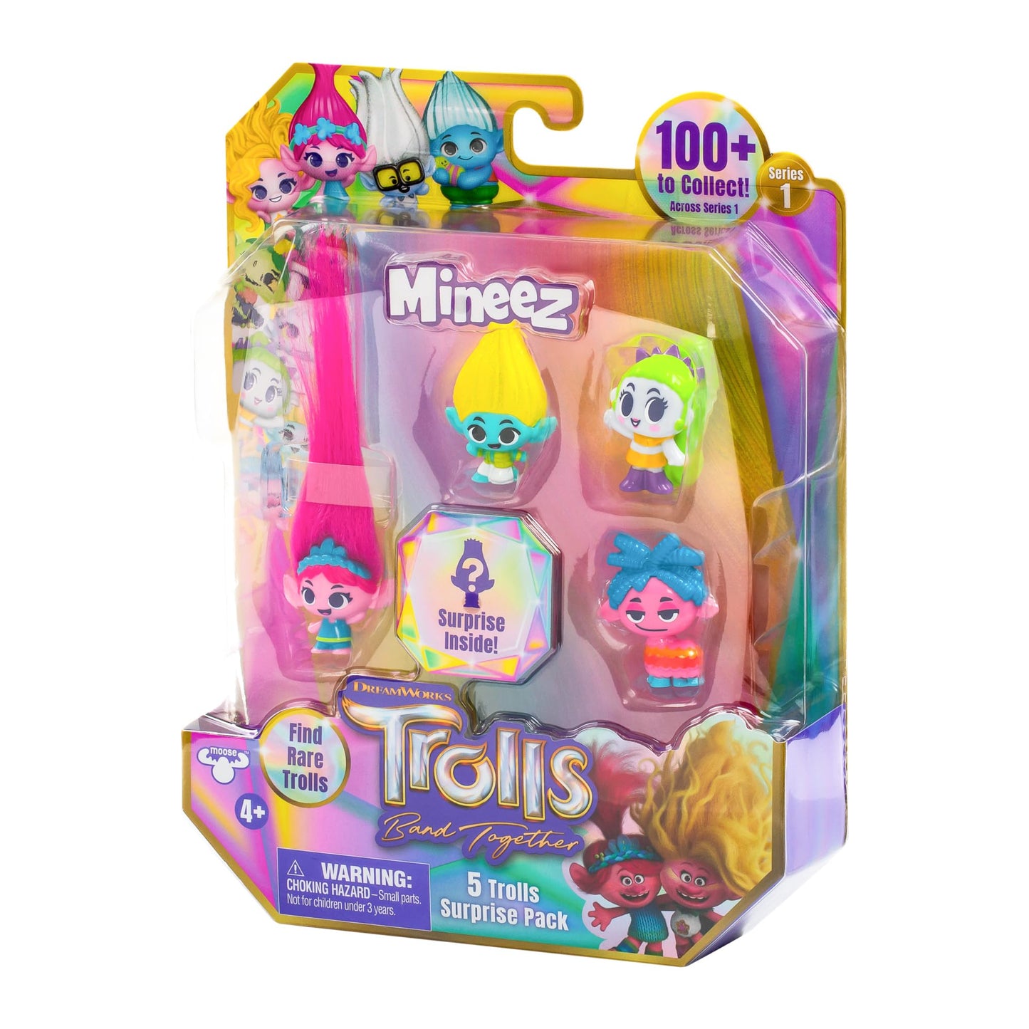 DREAMWORKS TROLLS Band Together Mineez 5 Trolls Surprise Pack – Styles May Vary