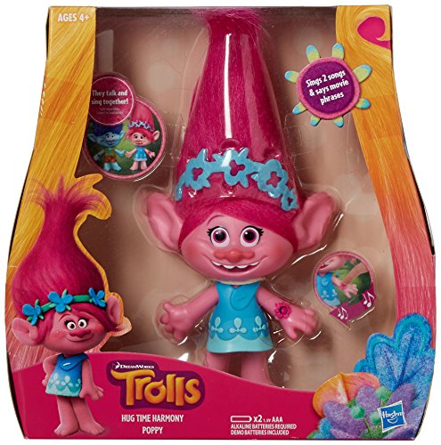 DreamWorks Trolls Poppy Hug Time Harmony Figure — Musical Singing Doll