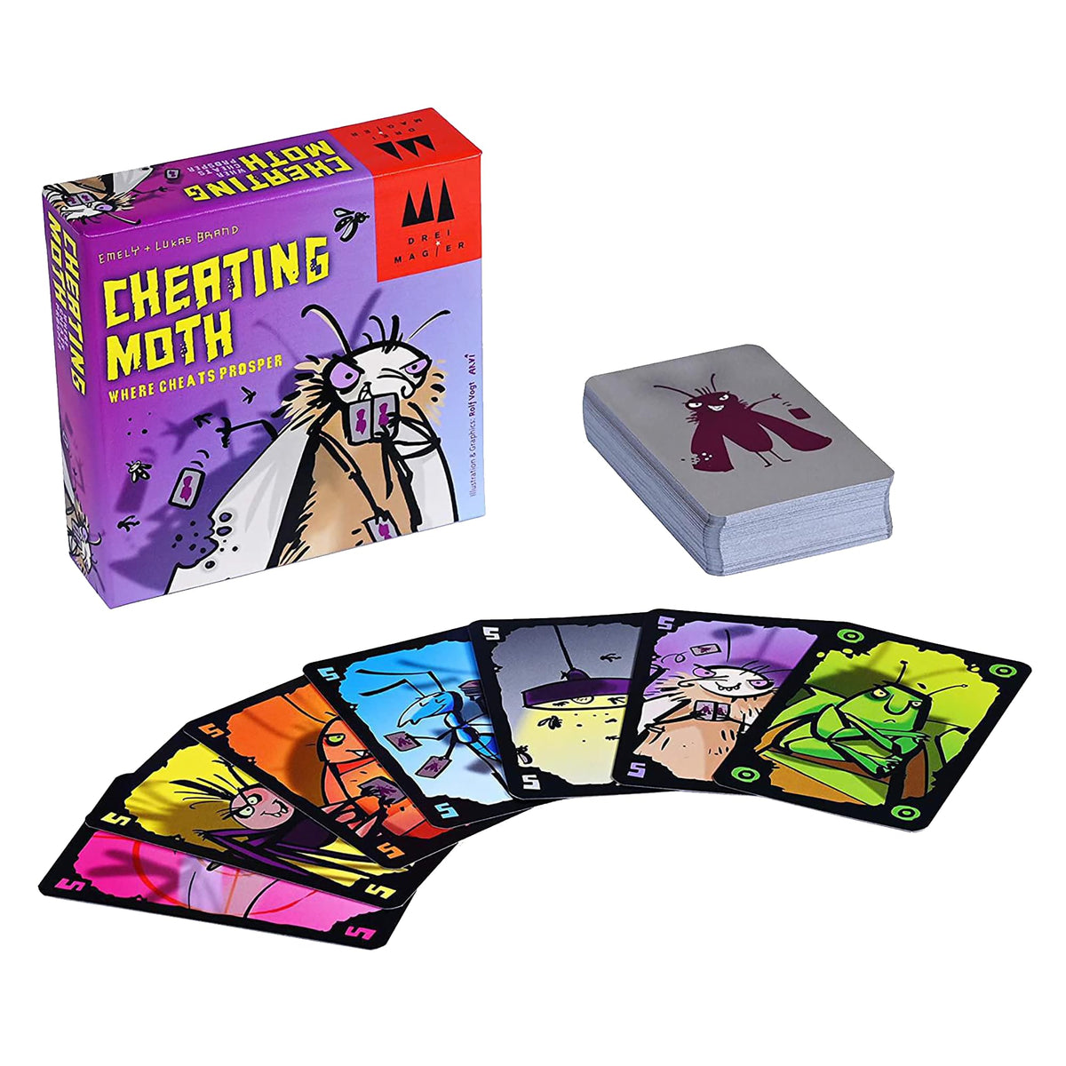 Cheating Moth by Drei Magier – Quick, Social Card Game