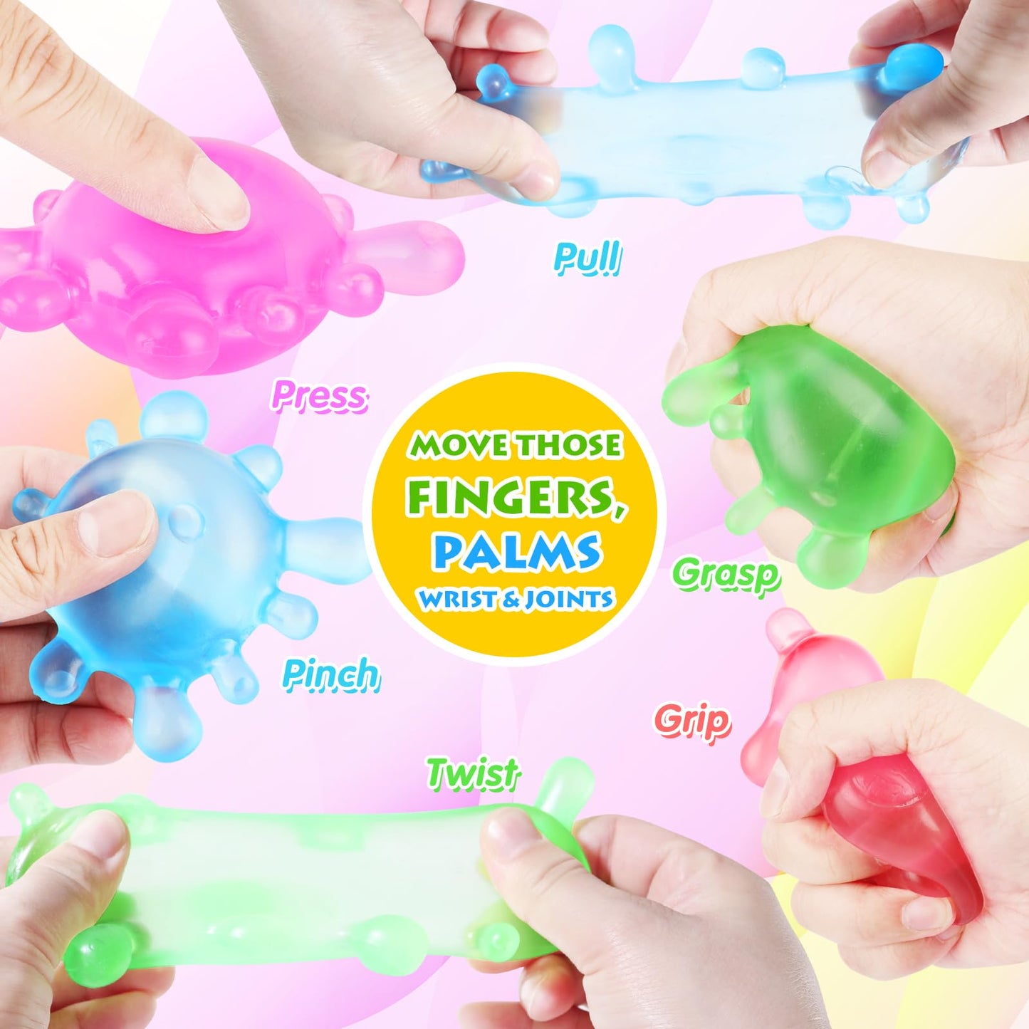 Drephere Fidget Toys: Stress Balls & Squishy Sensory Toys for Focus and Fun