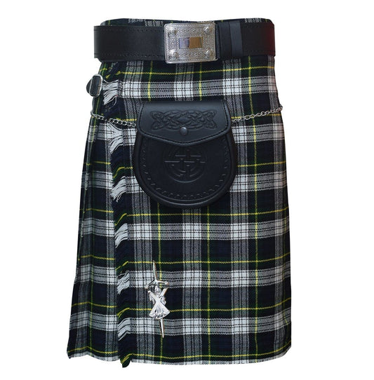 Dress Gordon Tartan Scottish Men's Traditional Kilt Outfits Sporran Belt Buckle Pin