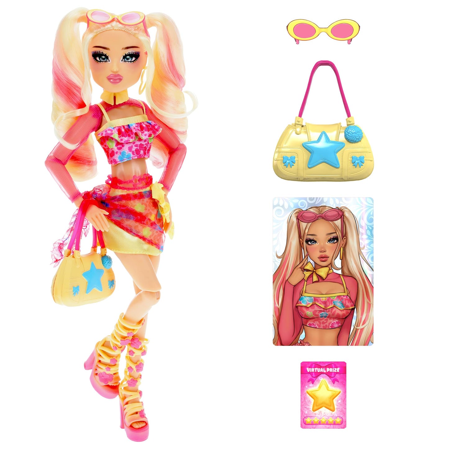 Dress To Impress Bubblegum Gal Fashion Doll — Series 1 Wave 1 | 11.5-Inch Articulated Figure
