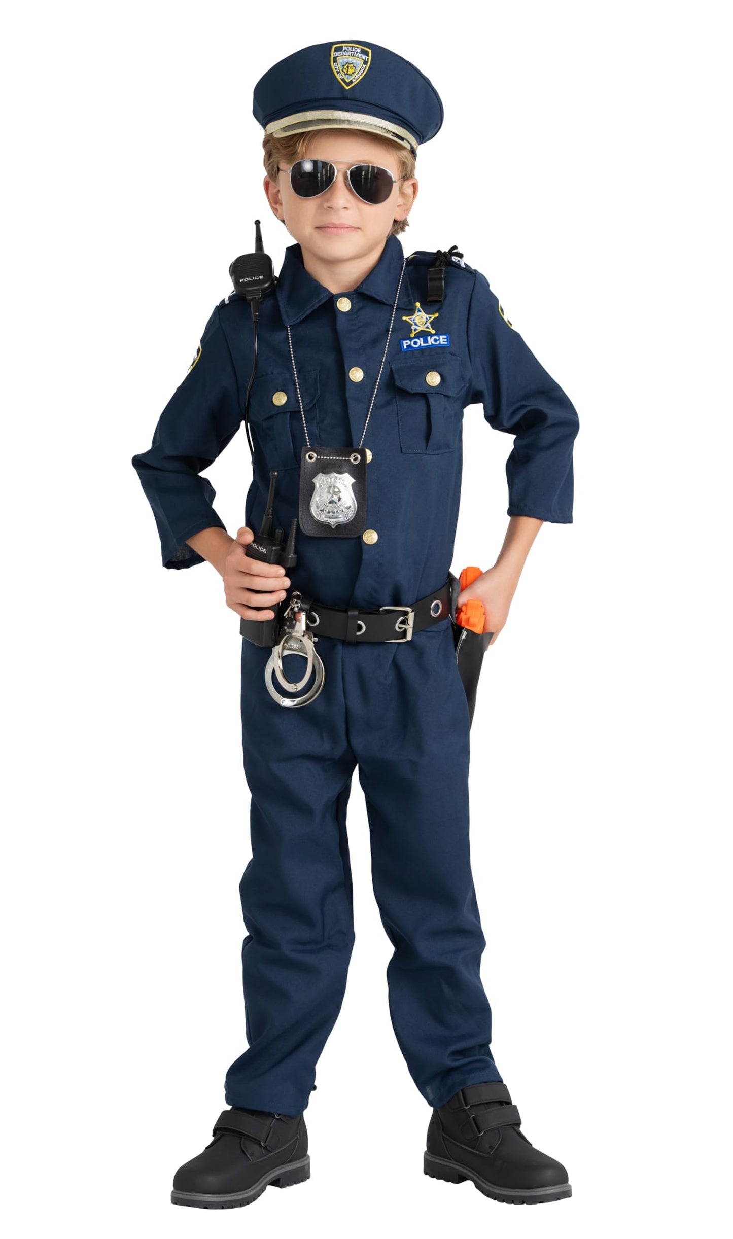 Deluxe Police Costume Set - Small 4-6 | Dress Up America
