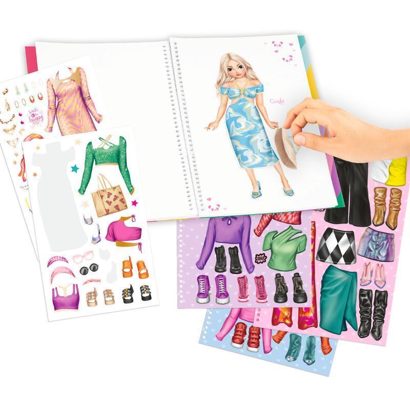 Top Model Big Cut Out Dress Me Up Stickerbook - Talita & Fergie