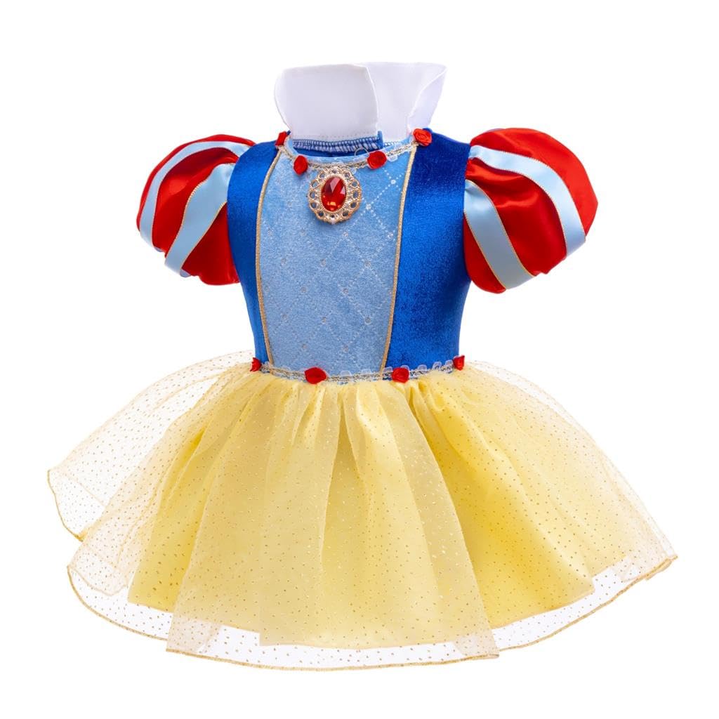 Dressy Daisy Baby Girls Princess Costume Romper with Headband - 18-24 Months