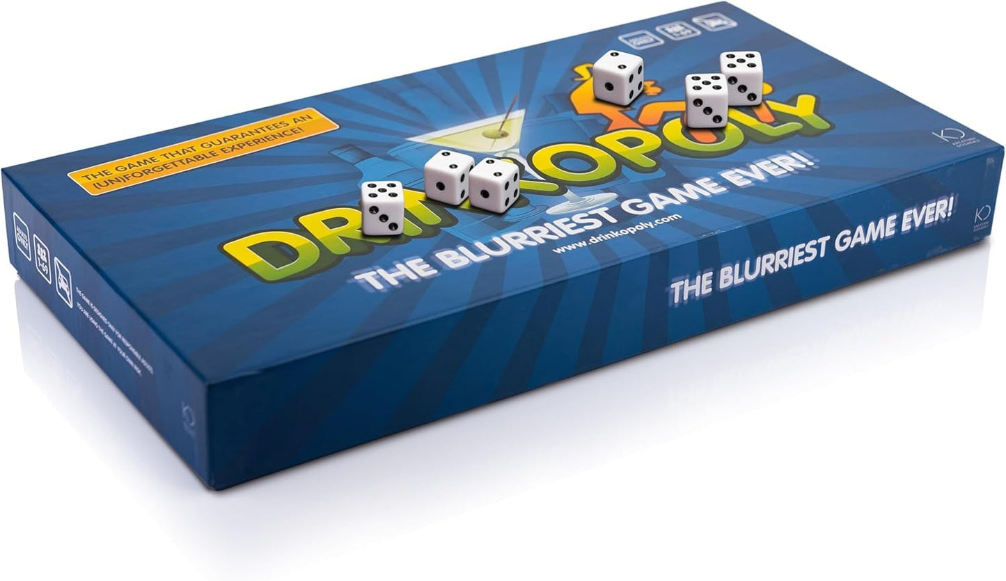 Drinkopoly – The King of Drinking Games | Party Board Game for Adults with 50 Expansion Cards