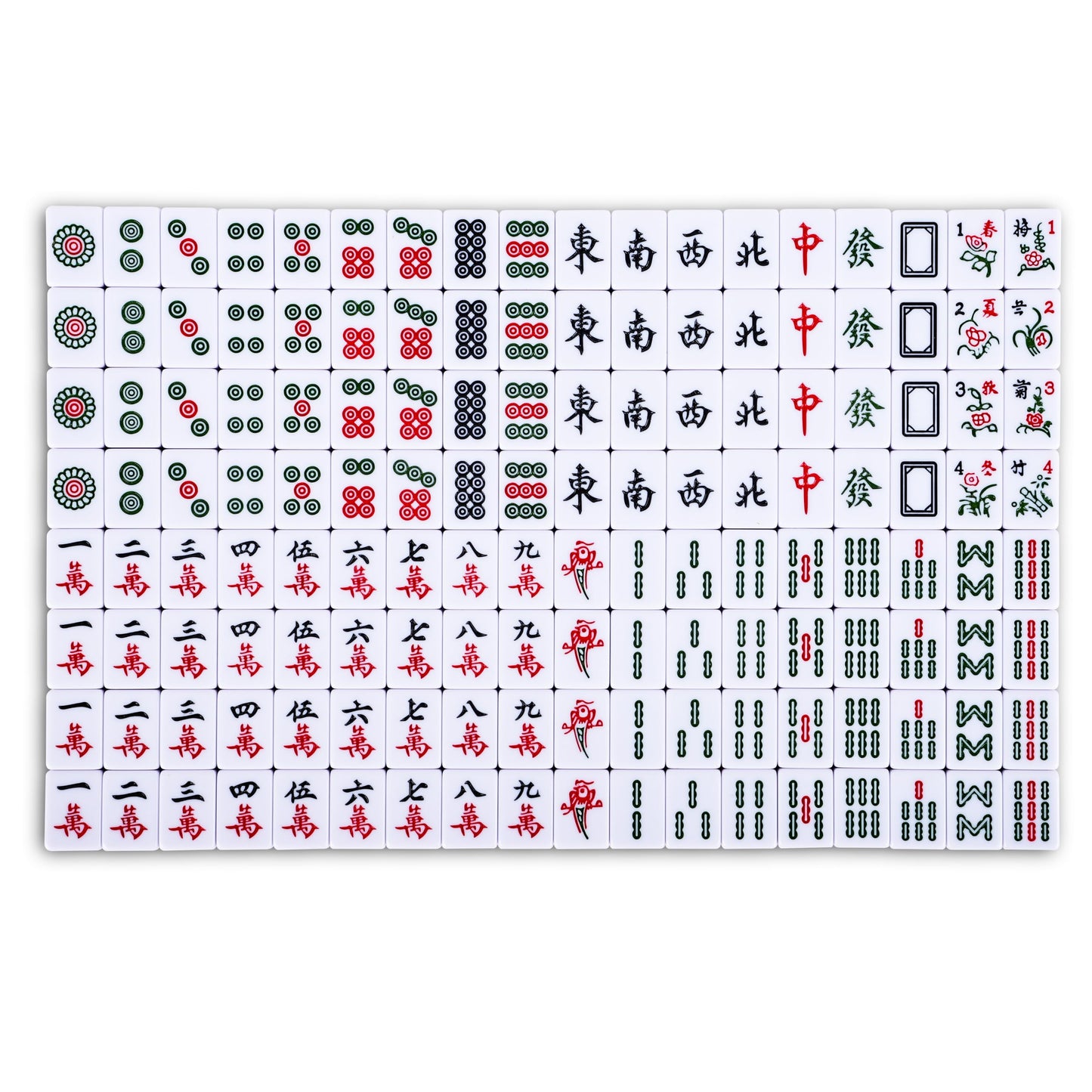 Drizzle Pink Travel Mini Mahjong Set – Portable 146 Tiles for Beginners