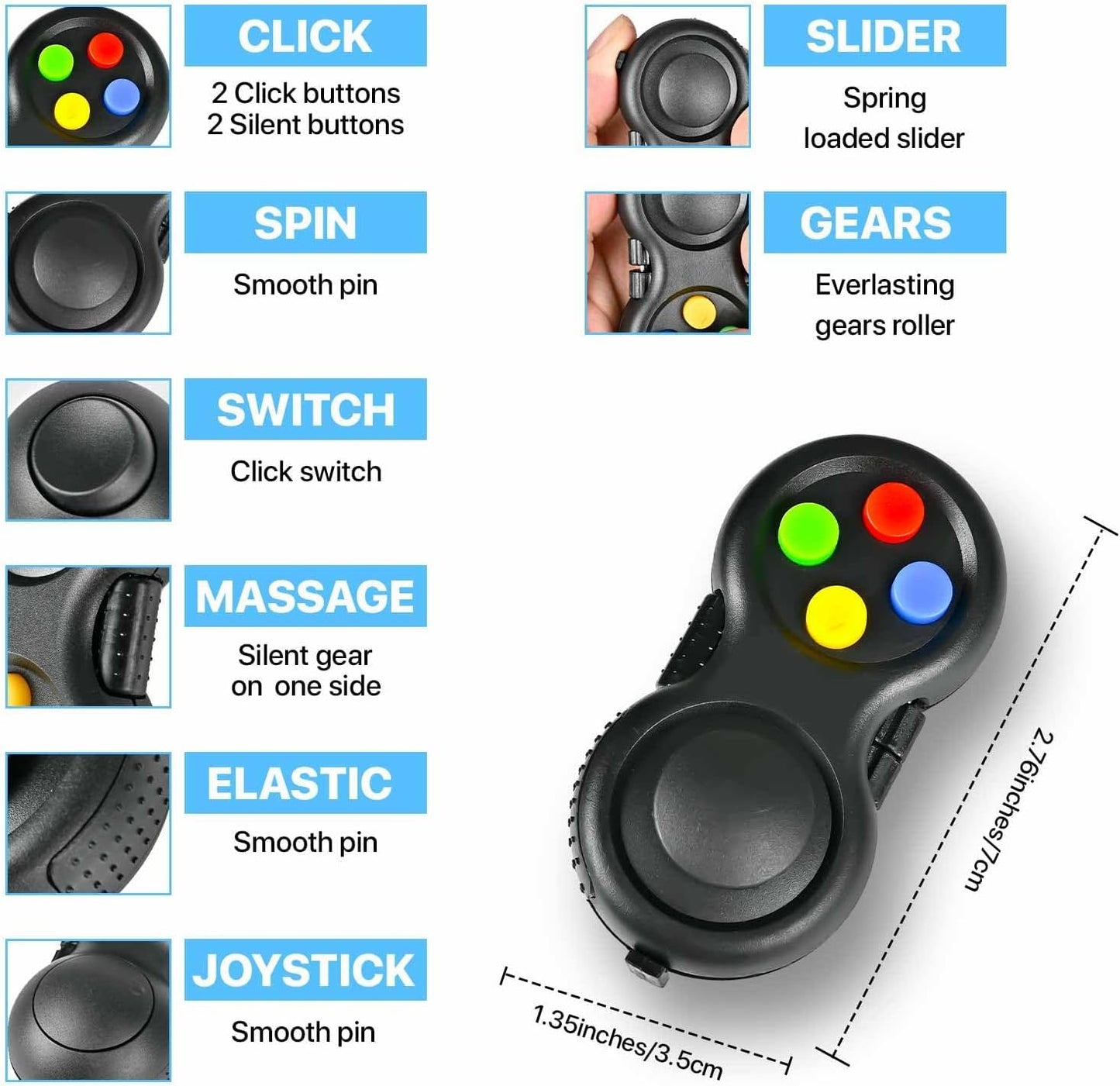 Dr.Kbder Fidget Toys Pack - Sensory Stress Relief for Teens & Adults
