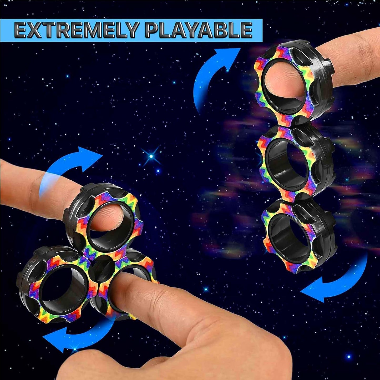 Dr.Kbder Figette Cube Fidget Toys – Easter Basket Stuffer for Teens & Adults (ADHD/Autism Sensory Pack)