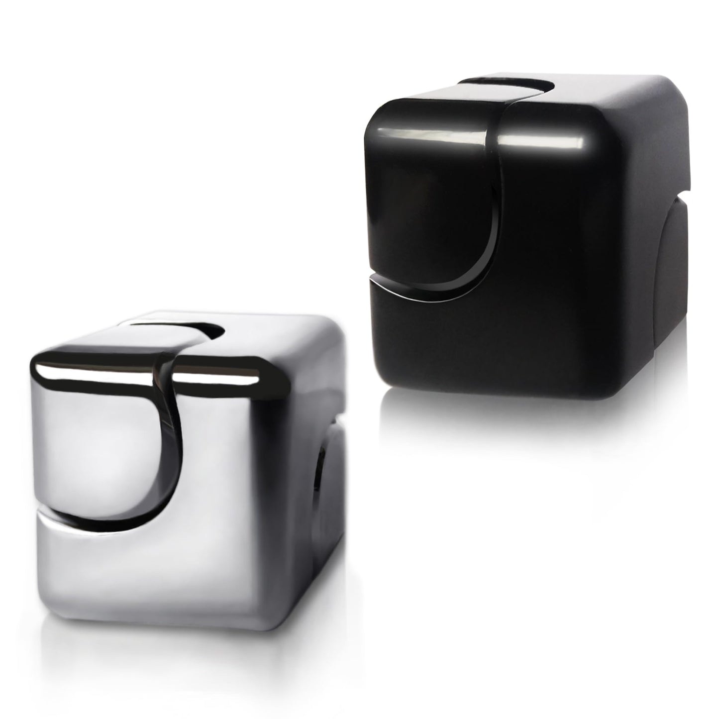 Dr.Kbder 2pc Fidget Spinner Cube – Metal Desk Toy for Focus, Calm, and Sensory Play