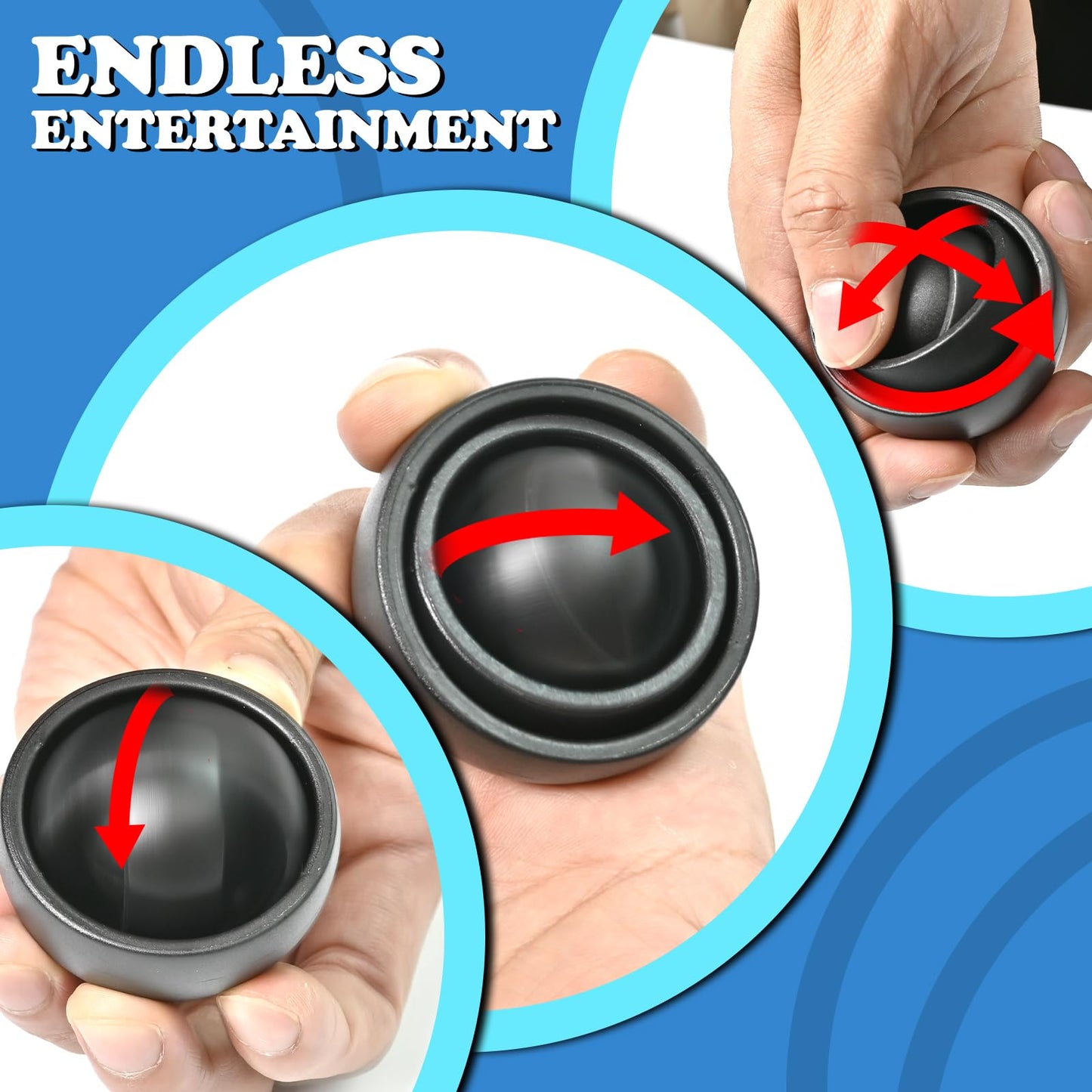 Dr.Kbder Fidget Spinner 2-Pack – Sensory Desk Toy for Focus & Calm