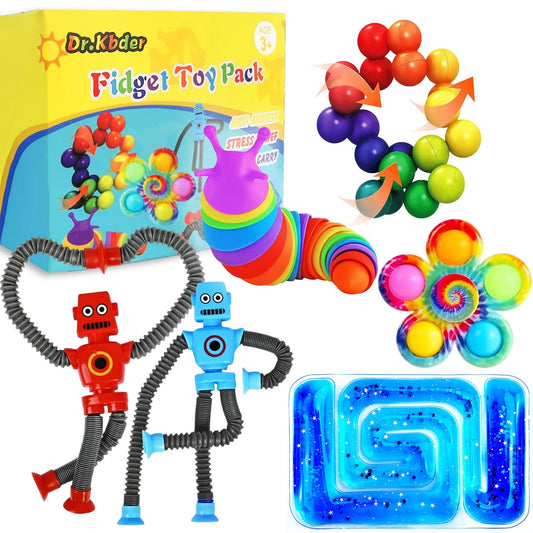 Dr.Kbder Easter Basket Stuffers — Sensory Fidget Toys for Ages 3-7 | Travel & Classroom Pack