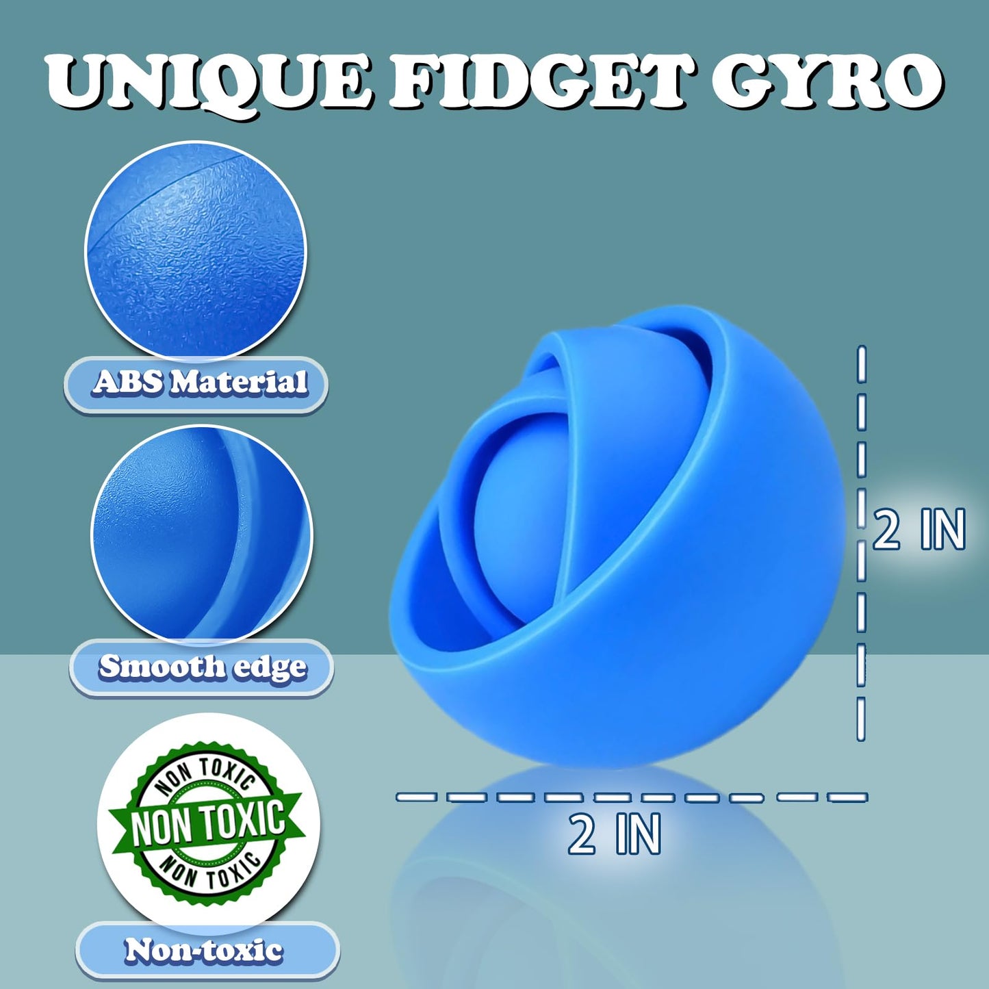 Dr.Kbder Fidget Toys Adults 2 PCs – Sensory Figette Spinners for Focus & Calm