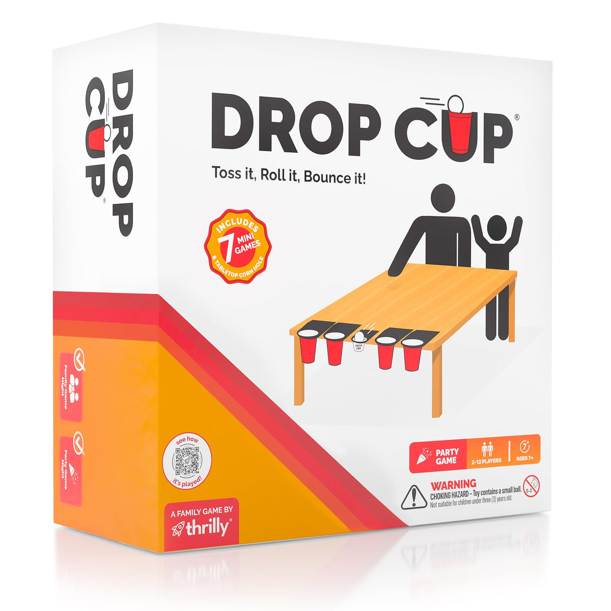 Drop Cup Clip Table Pong Game – Easy Clip-On Party Fun for All Ages