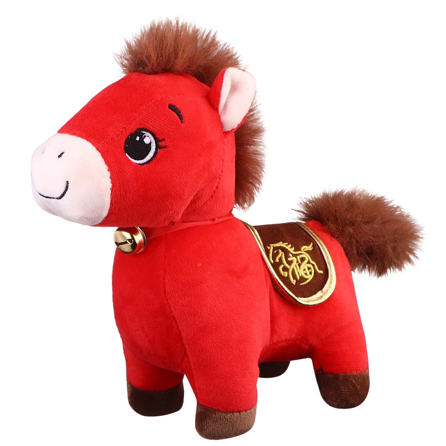 Droutti 20 cm Year of the Horse Plush – Chinese New Year Mascot & 2026 Zodiac Decor