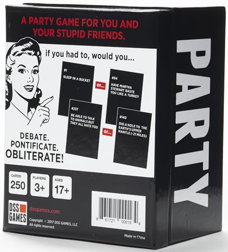 DSS Games If You Had To... | Would You Rather Card Game by Drunk Stoned or Stupid