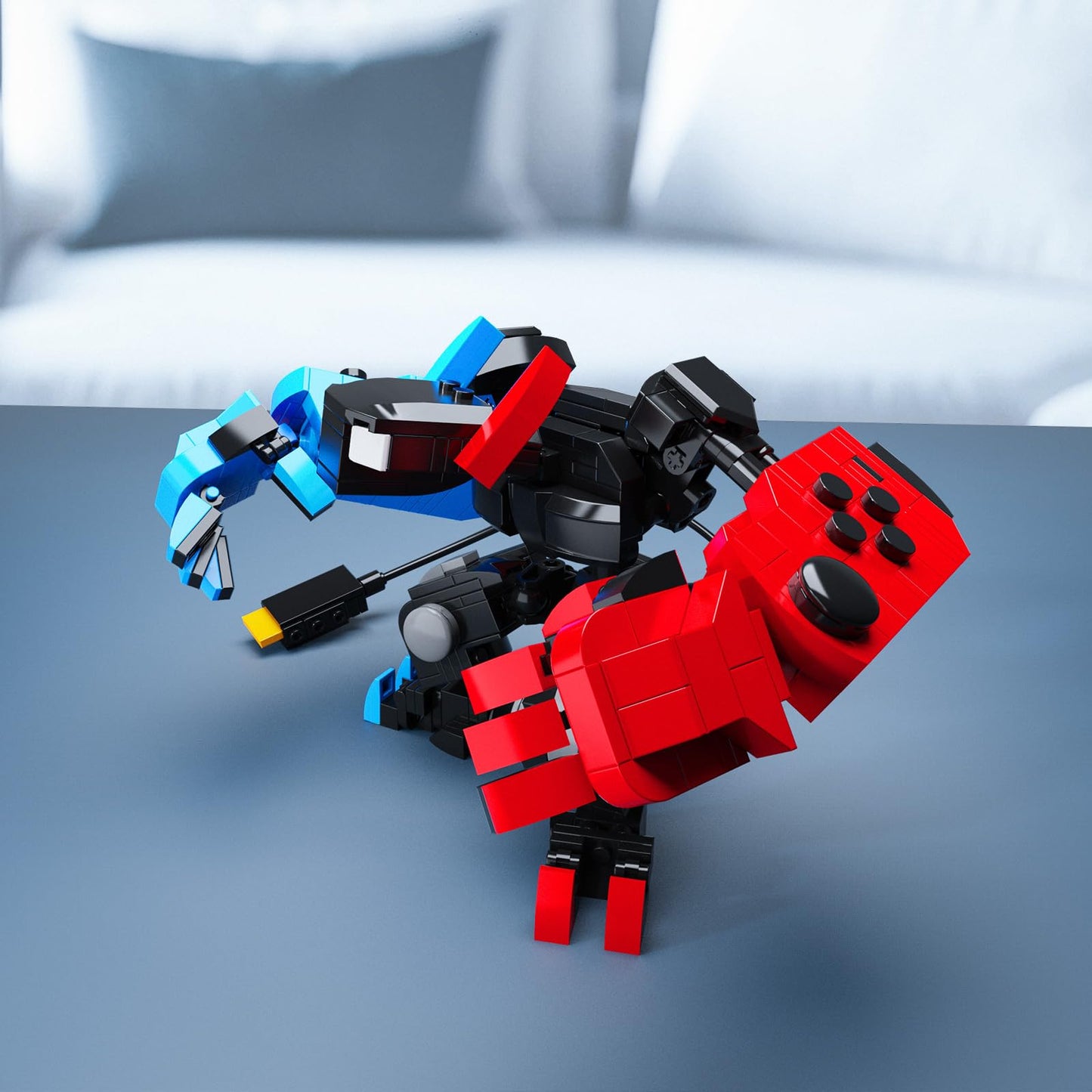 DRZYJ Building Block Set: Classic Game Controller Mech Robot Kit (418 Pieces) | Gifts for Kids & Adults