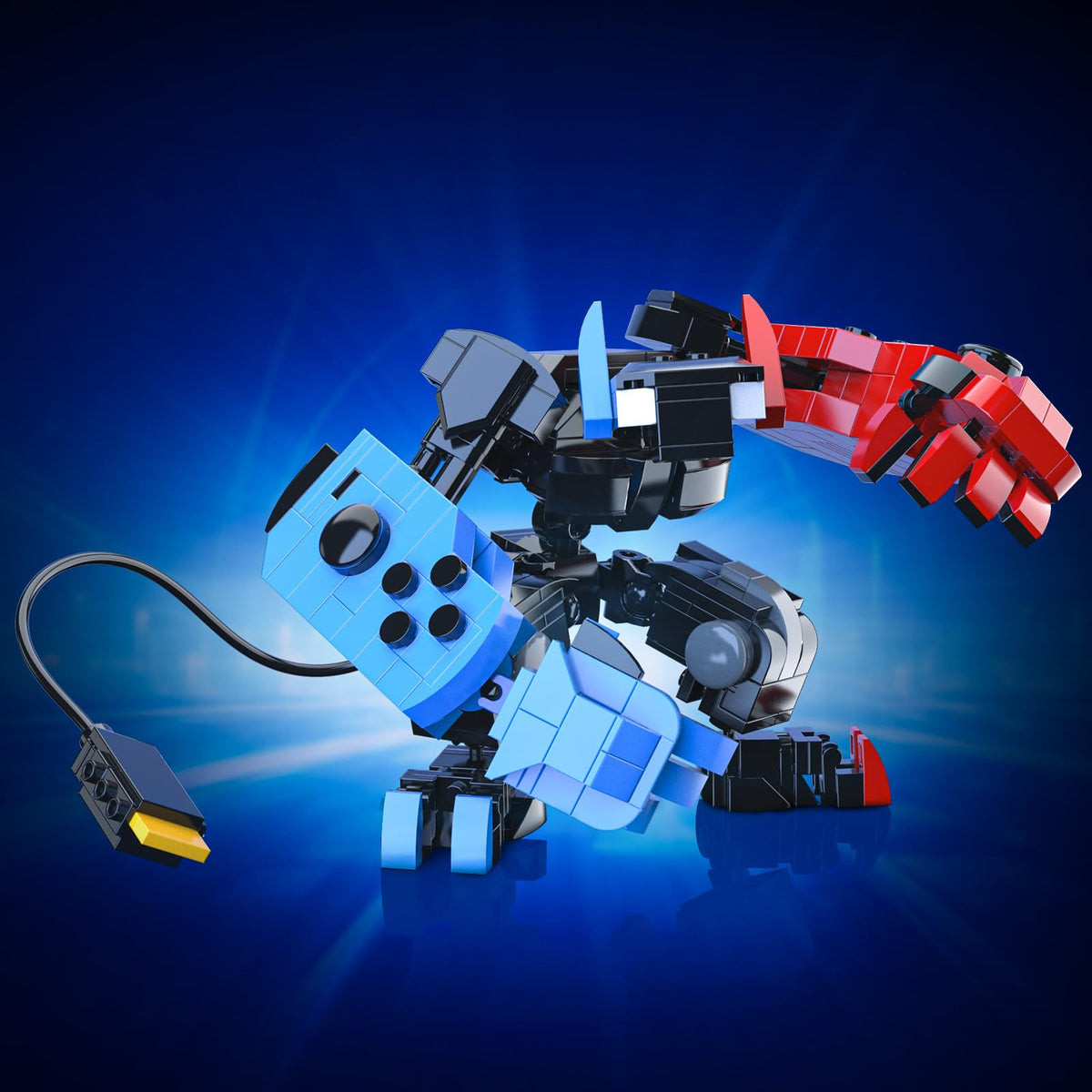 DRZYJ Building Block Set: Classic Game Controller Mech Robot Kit (418 Pieces) | Gifts for Kids & Adults