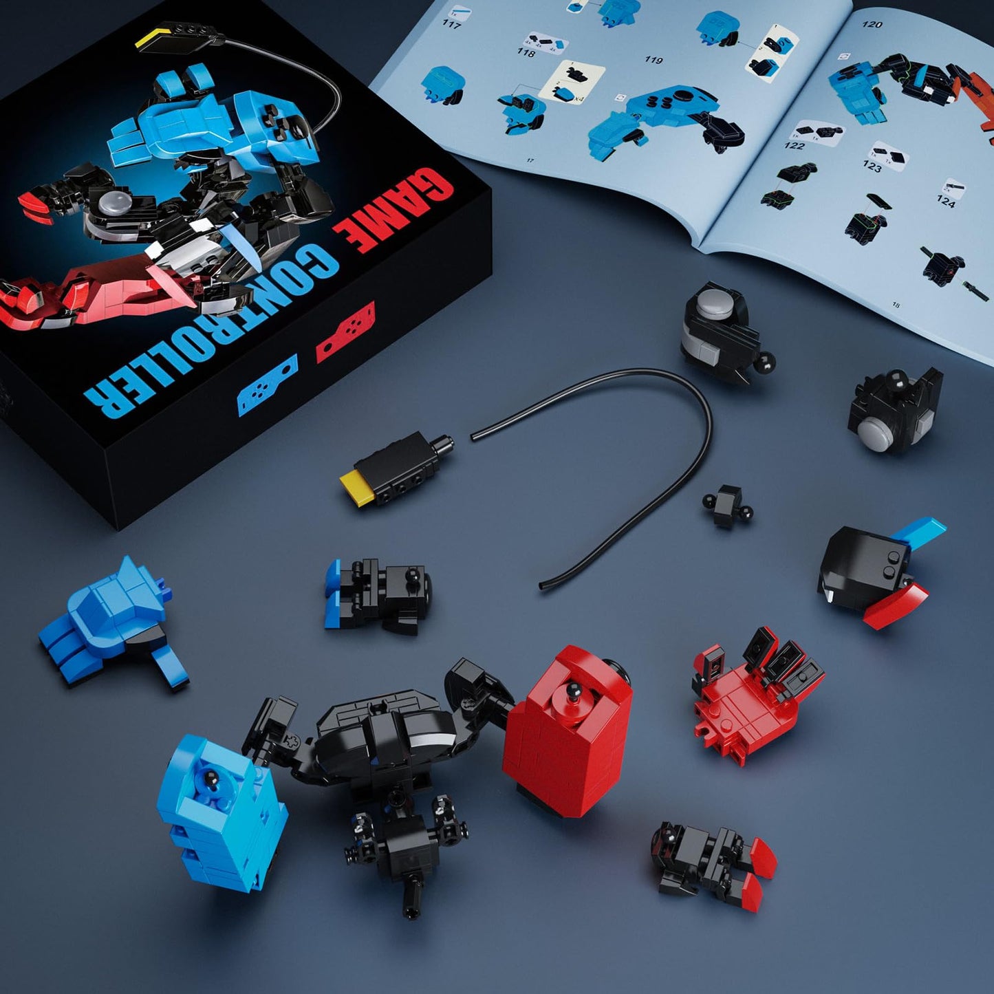 DRZYJ Building Block Set: Classic Game Controller Mech Robot Kit (418 Pieces) | Gifts for Kids & Adults