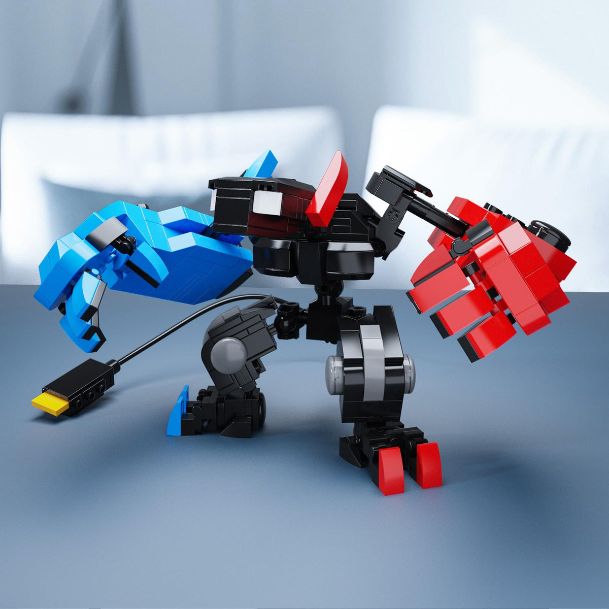 DRZYJ Building Block Set: Classic Game Controller Mech Robot Kit (418 Pieces) | Gifts for Kids & Adults