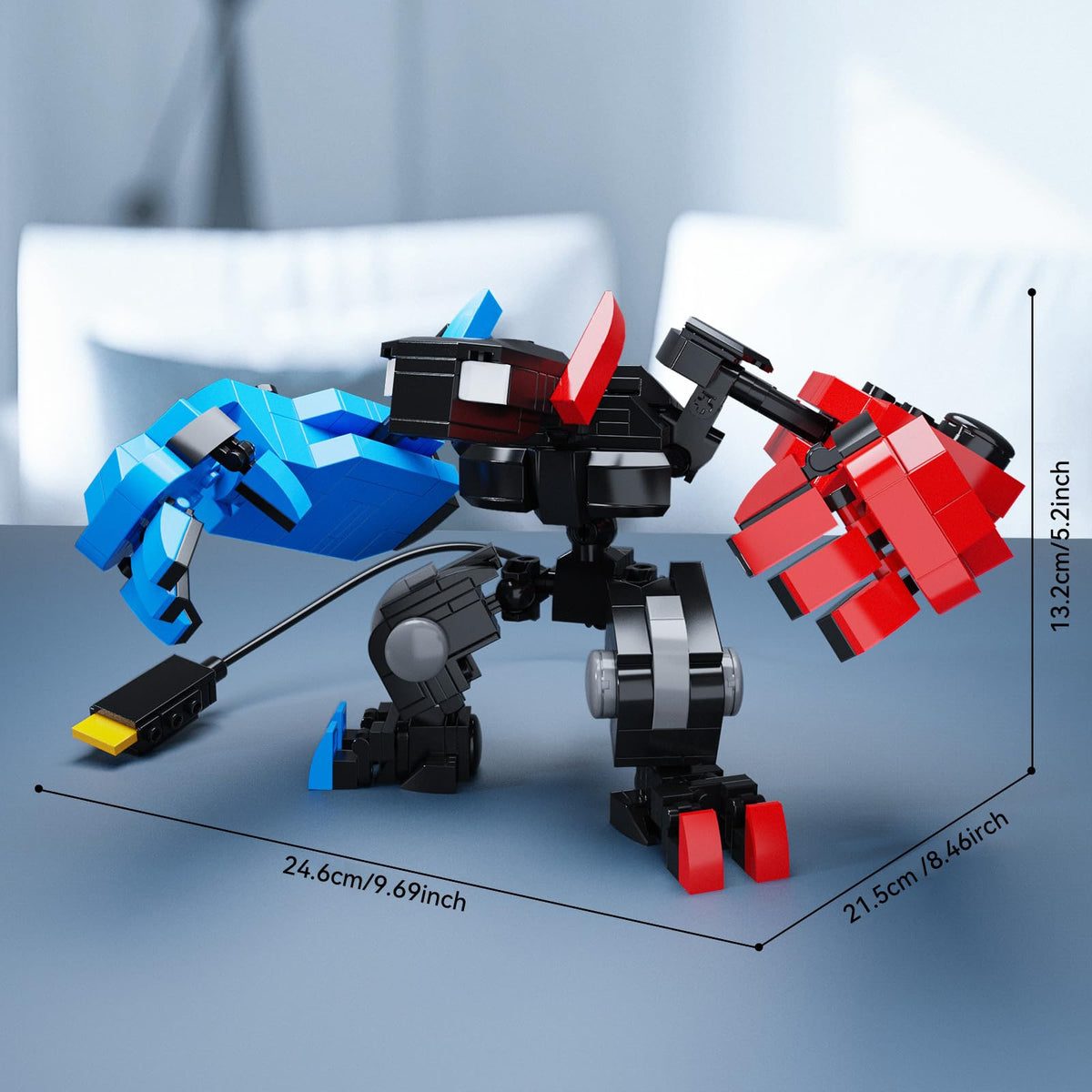DRZYJ Building Block Set: Classic Game Controller Mech Robot Kit (418 Pieces) | Gifts for Kids & Adults