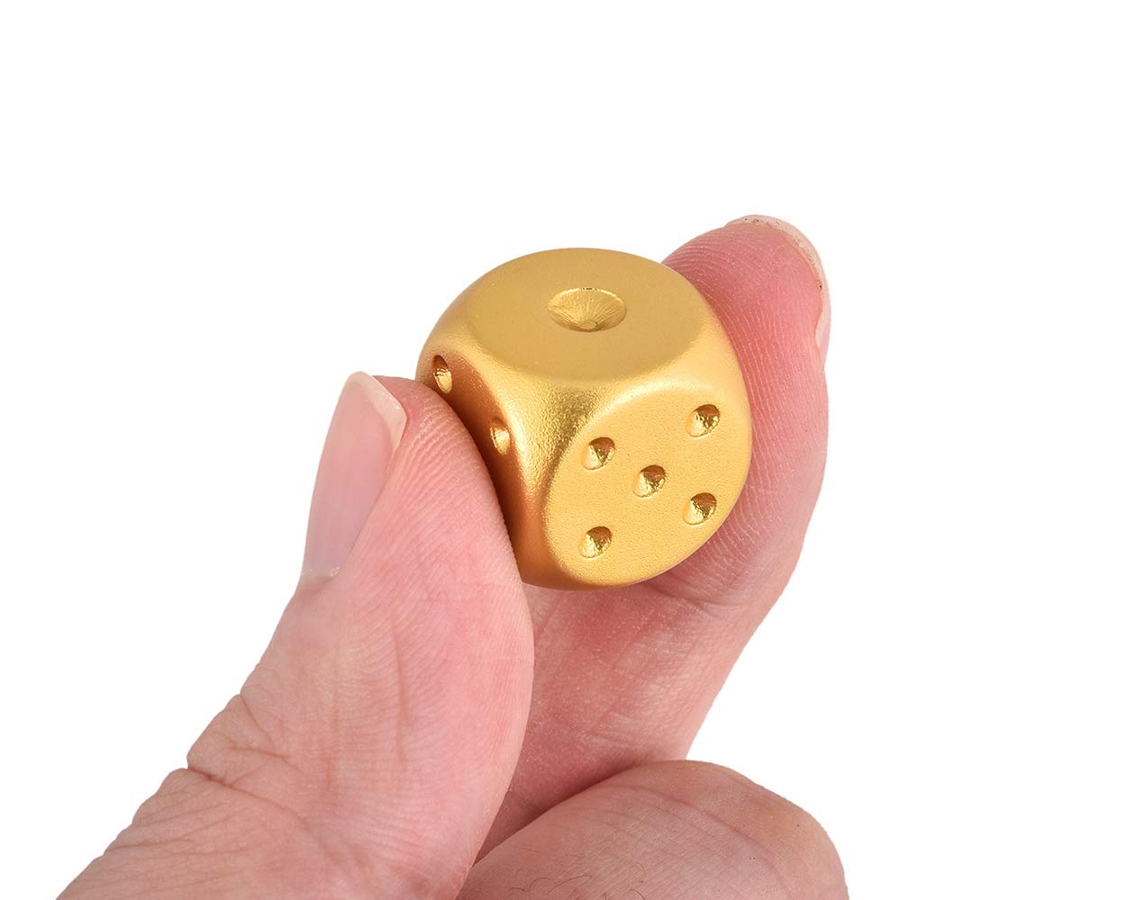 DS.DISTINCTIVE STYLE Aluminum Dice Set — 5x16mm with Case (D6) for Party Games