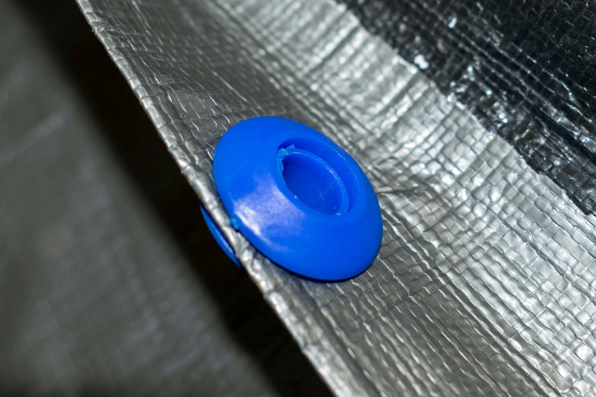 Tarp Eyelets Pack of 10 Blue