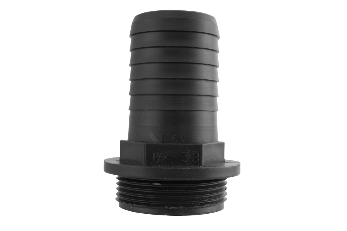 Pond Straight Connector 1.25" BSPM - 40mm