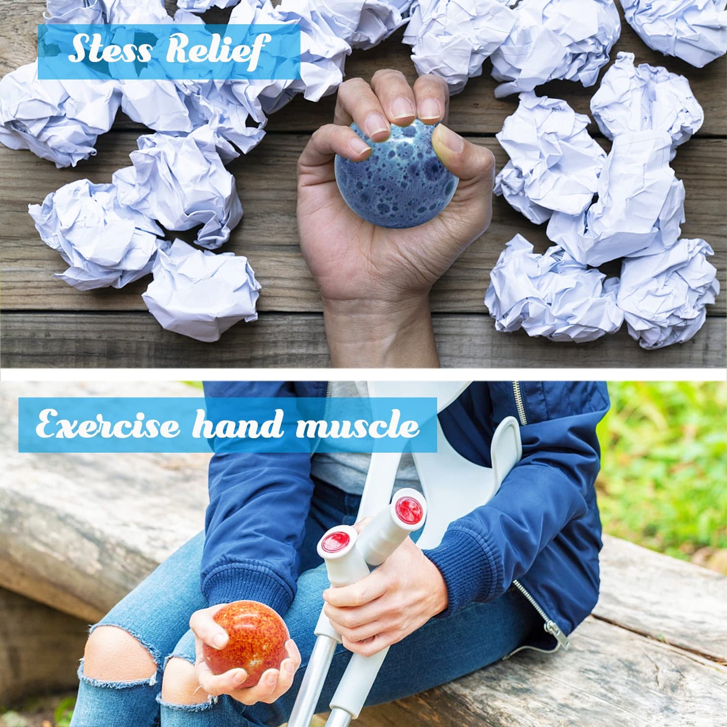 Dshengoo 10P Solar System Stress Balls – Educational Planet Toys