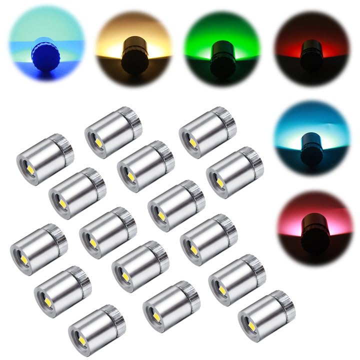 DSOOLDRE 42 Pcs Mini LED Lights for Dollhouse – 7 Colors, Battery-Operated Tiny Lights