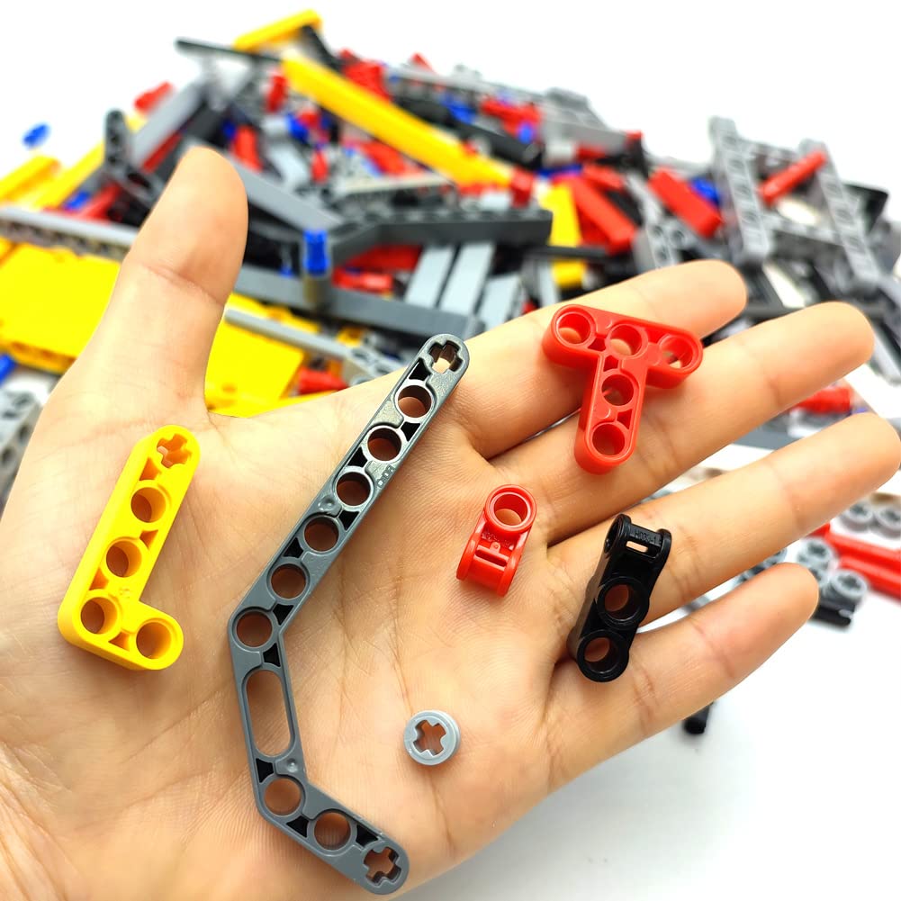 dspitwod 420-Piece Technic Parts Set | Beams, Axles & Connectors for STEM Building