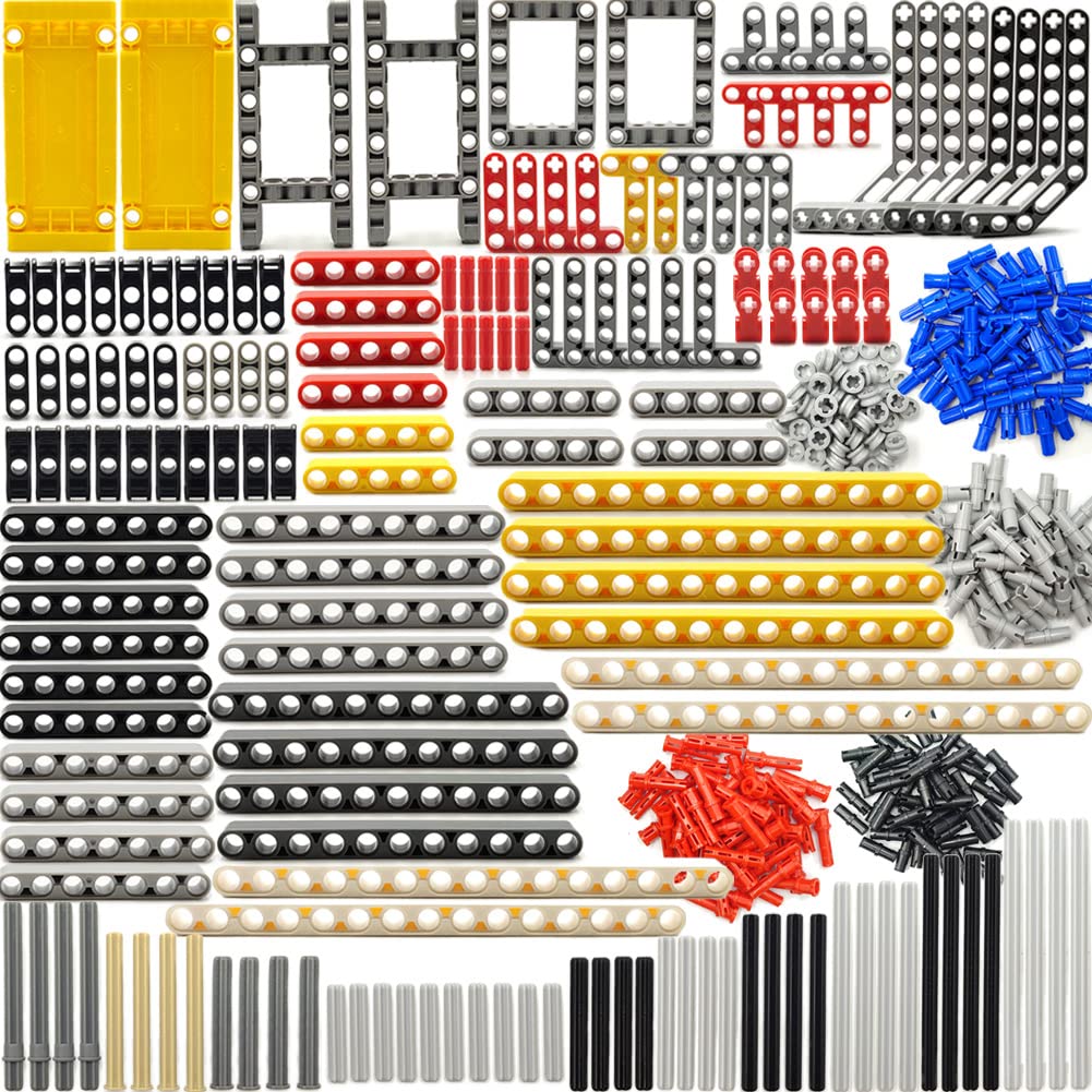 dspitwod 420-Piece Technic Parts Set | Beams, Axles & Connectors for STEM Building