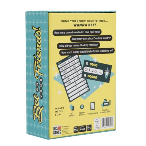 Bet On Your Friends – Fun Adult Party Card Game by DSS Games