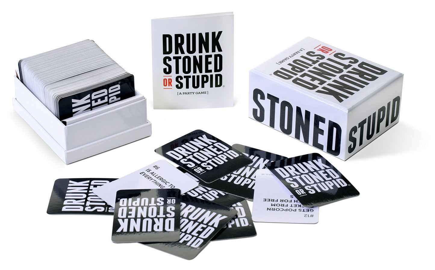 DSS Games Drunk Stoned or Stupid – 250 Prompts Card Game for Adults
