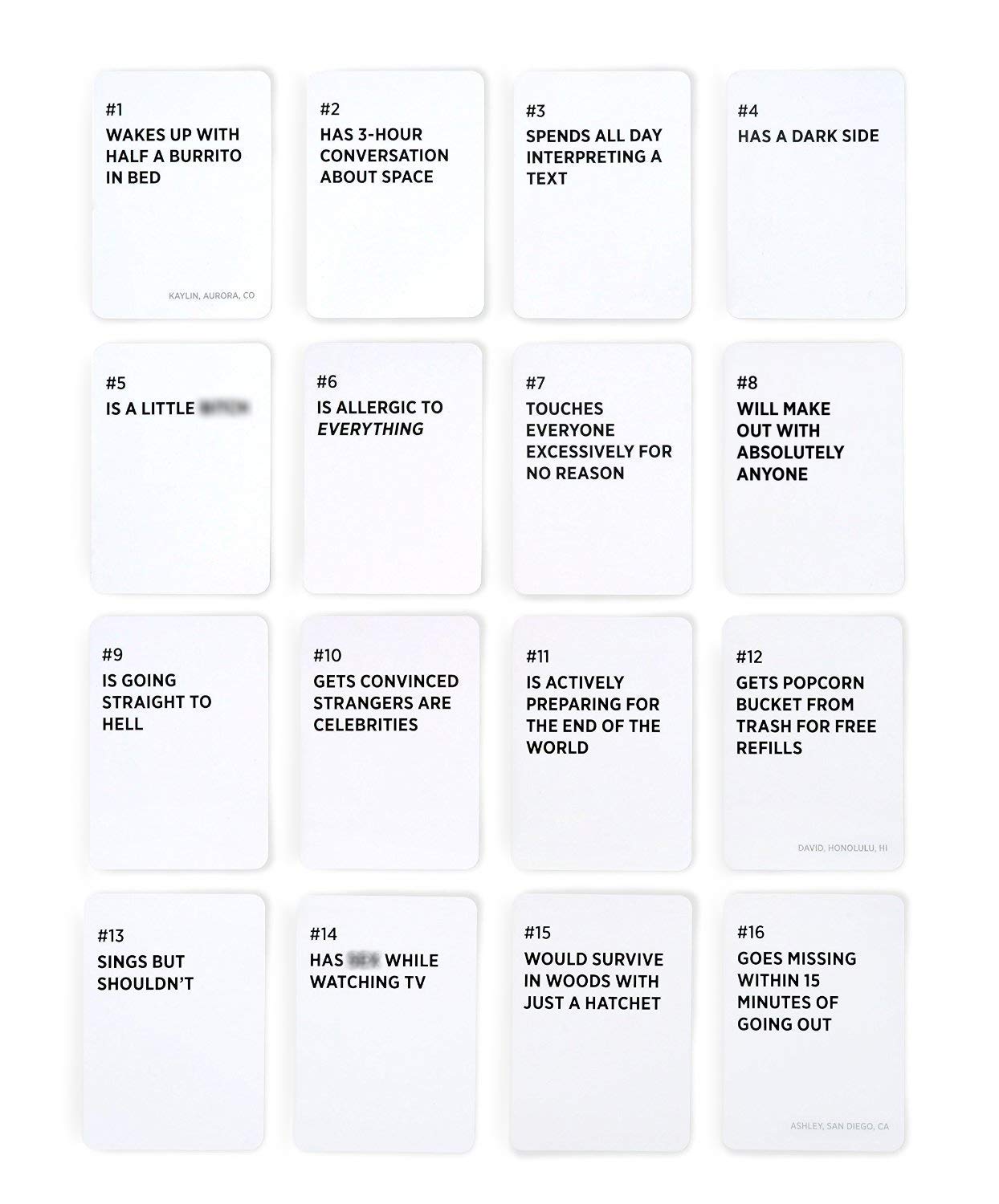 DSS Games Drunk Stoned or Stupid – 250 Prompts Card Game for Adults