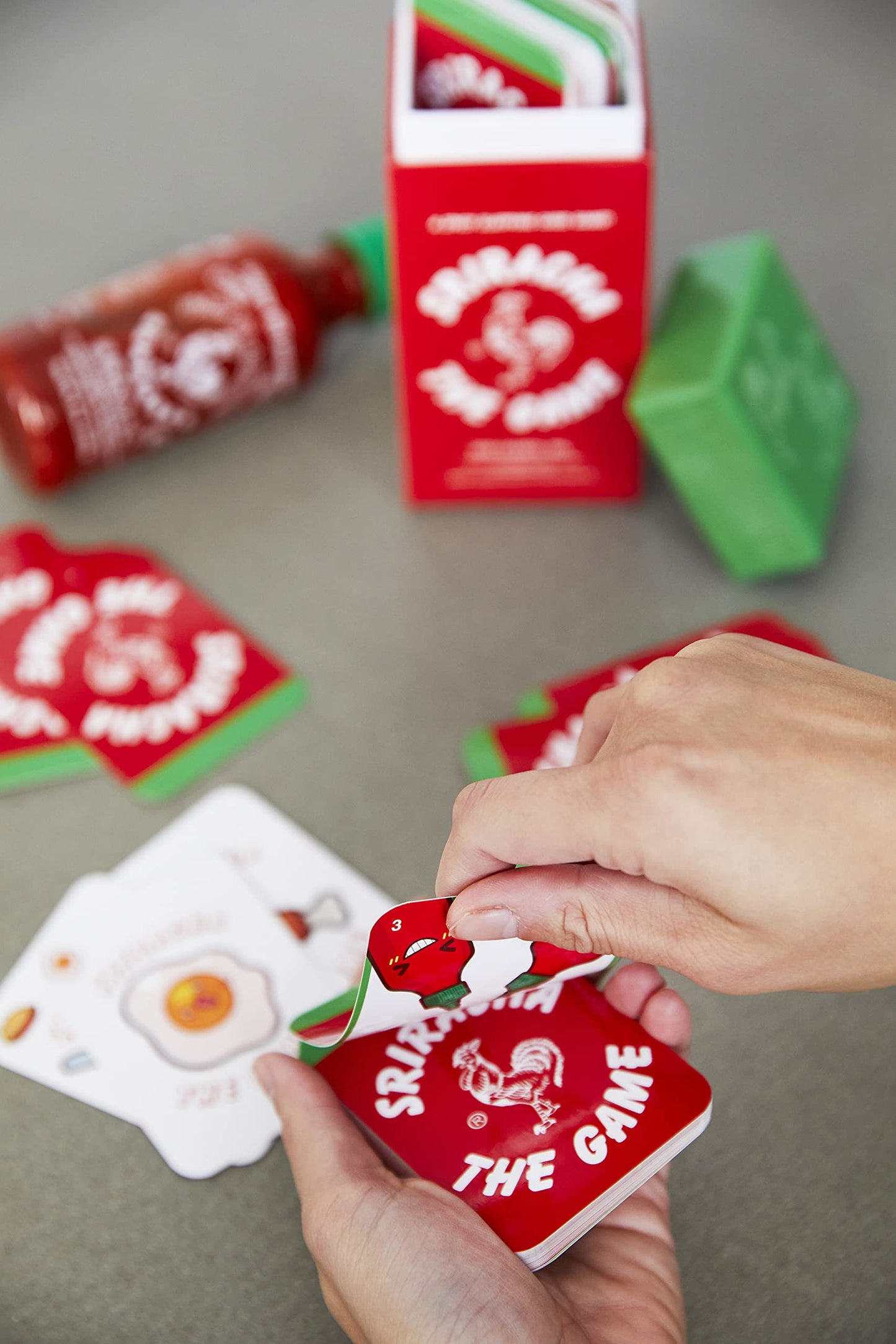 DSS Games Sriracha: The Game – Spicy Slapping Card Fun for Family Nights (2-4 Players, Ages 7+)