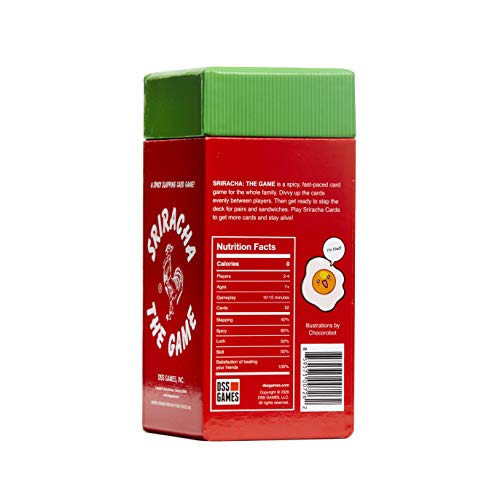 DSS Games Sriracha: The Game – Spicy Slapping Card Fun for Family Nights (2-4 Players, Ages 7+)