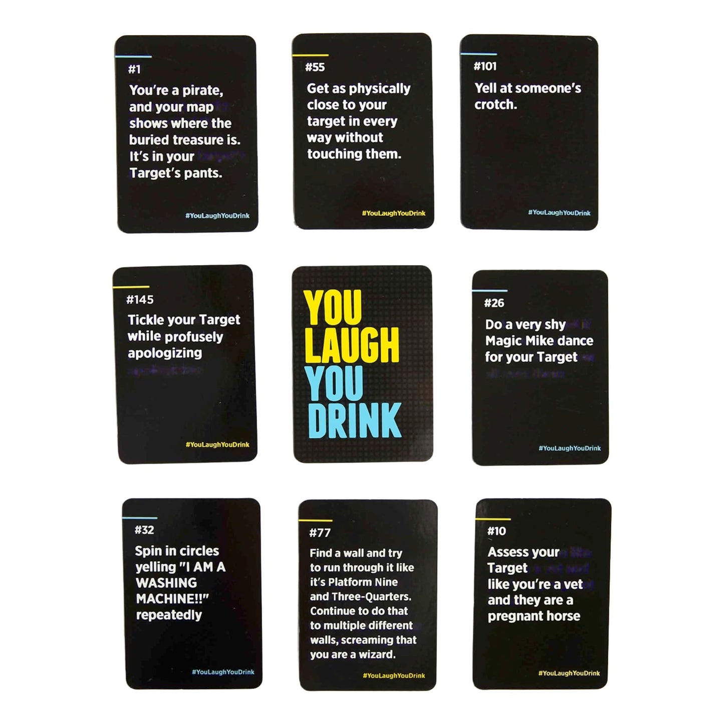 DSS Games You Laugh You Drink | 150 Prompts for Adults | Party Card Game | Gift for Him