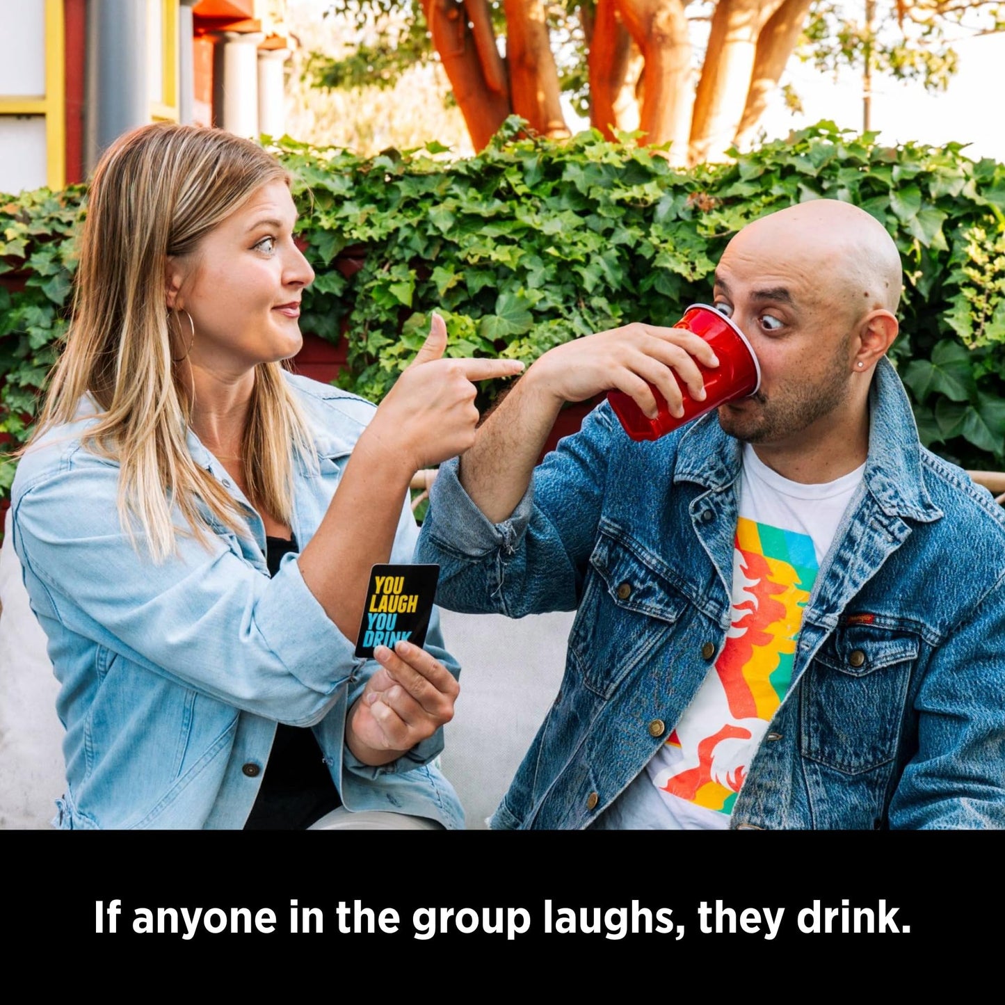 DSS Games You Laugh You Drink | 150 Prompts for Adults | Party Card Game | Gift for Him