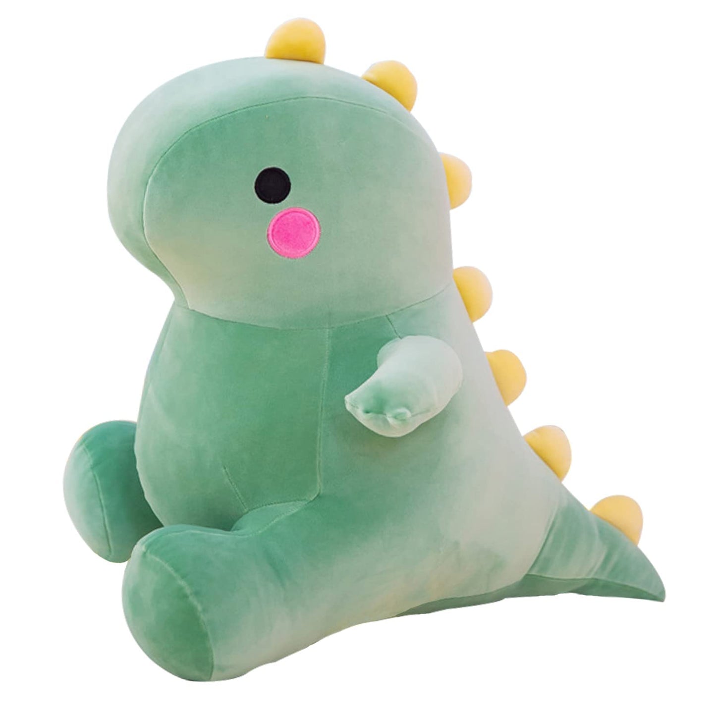 DUANMUL Cute Dinosaur Plush Toy - 13in Green Dino Stuffed Animal for Kids