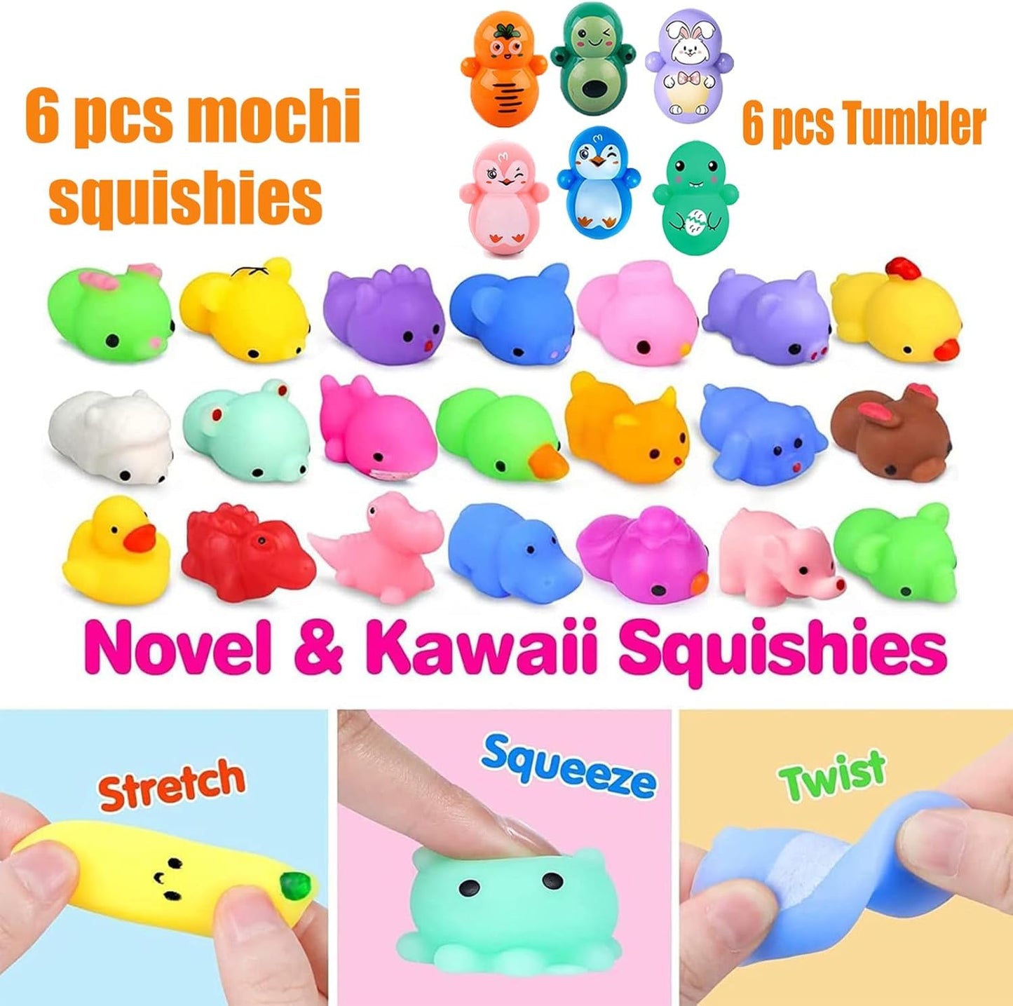 Duccsko 126 Pack Party Favors for Kids – Fidget Toys, Classroom Prizes & Easter Fillers