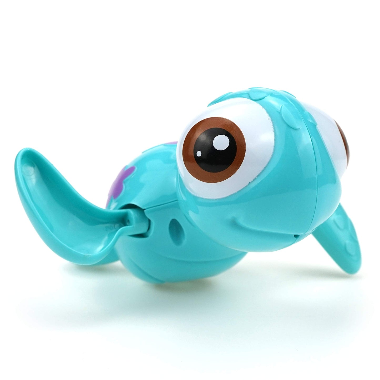 DUCKBOXX XX Wind-Up Sea Turtle Bath Toy – No Battery, Mold-Free Montessori Water Play (Blue)