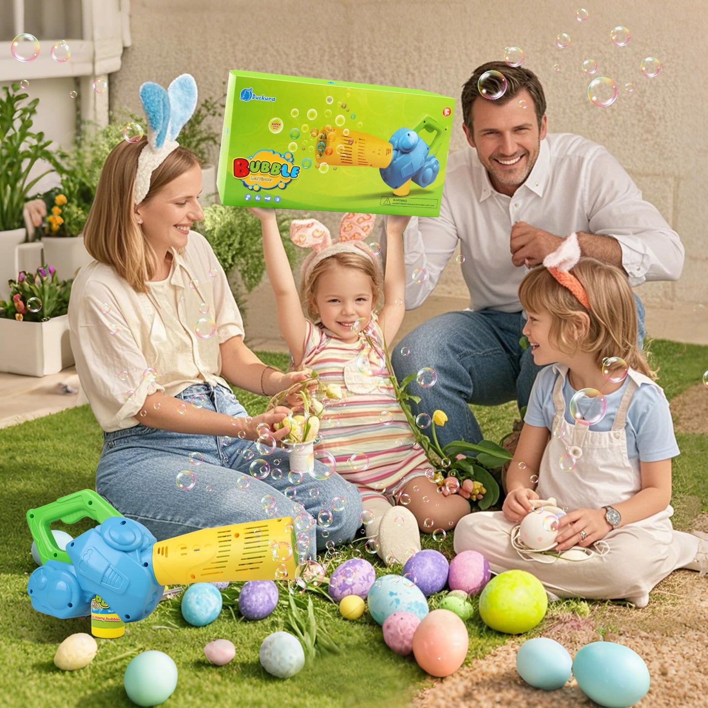 Duckura Bubble Leaf Blower – Outdoor Bubble Machine for Toddlers Aged 2–4